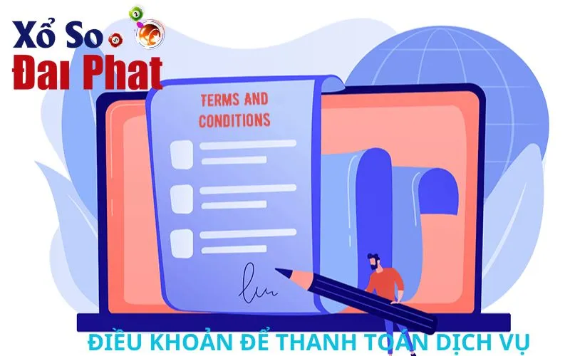 Điều khoản để thanh toán dịch vụ